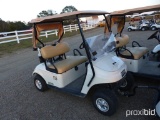 EZGo TXT48 Golf Cart, s/n 3212307 (No Title - Flood Damaged): Cream, 48-vol