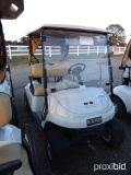EZGo TXT48 Golf Cart, s/n 3208944 (No Title - Flood Damaged): Cream, 48-vol