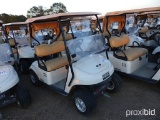 EZGo TXT48 Golf Cart, s/n 3212403 (No Title - Flood Damaged): Cream, 48-vol