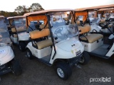 EZGo TXT48 Golf Cart, s/n 3211631 (No Title - Flood Damaged): Cream, 48-vol