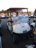 EZGo TXT48 Golf Cart, s/n 3211916 (No Title - Flood Damaged): Cream, 48-vol