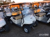 EZGo TXT48 Golf Cart, s/n 3212745 (No Title - Flood Damaged): Cream, 48-vol