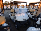 EZGo TXT48 Golf Cart, s/n 3211881 (No Title - Flood Damaged): Cream, 48-vol