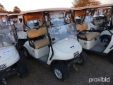 EZGo TXT48 Golf Cart, s/n 3224281 (No Title - Flood Damaged): Cream, 48-vol