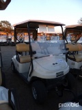 EZGo TXT48 Golf Cart, s/n 3212256 (No Title - Flood Damaged): Cream, 48-vol