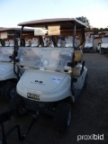 EZGo TXT48 Golf Cart, s/n 3085275 (No Title - Flood Damaged): Cream, 48-vol