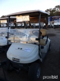 EZGo TXT48 Golf Cart, s/n 3085294 (No Title - Flood Damaged): Cream, 48-vol