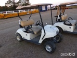 EZGo TXT48 Golf Cart, s/n 308309 (No Title - Flood Damaged): Cream, 48-volt