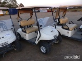 EZGo TXT48 Golf Cart, s/n 3211847 (No Title - Flood Damaged): Cream, 48-vol