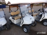 EZGo TXT48 Golf Cart, s/n 3224232 (No Title - Flood Damaged): Cream, 48-vol