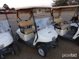 EZGo TXT48 Golf Cart, s/n 3085285 (No Title - Flood Damaged): Cream, 48-vol