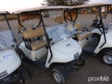 EZGo TXT48 Golf Cart, s/n 3085293 (No Title - Flood Damaged): Cream, 48-vol