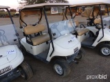 EZGo TXT48 Golf Cart, s/n 3085296 (No Title - Flood Damaged): Cream, 48-vol