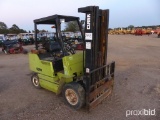 Clark GPS25MB Warehouse-type Forklift, s/n GP138MB-D180-6966KOF (Flood Dama