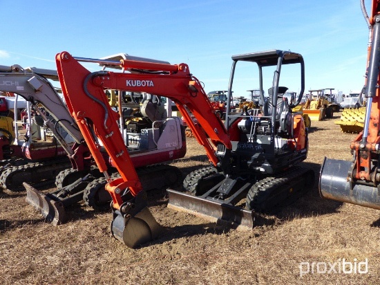 2015 Kubota KX71 Mini Excavator, s/n 20961: 334 hrs