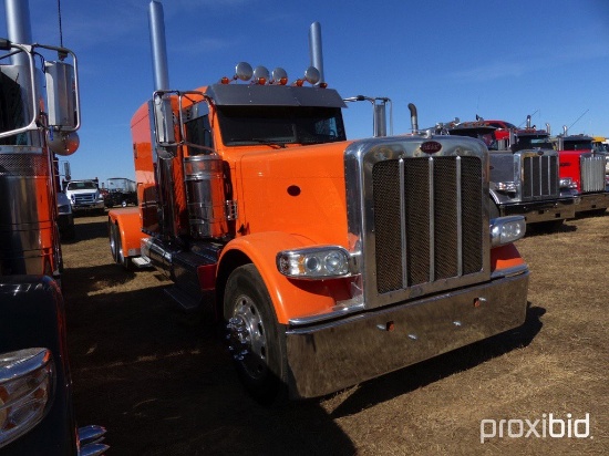 2014 Peterbilt 389 Truck Tractor, s/n 1XPXDP9X0ED233192: Paccar 500hp Eng.,