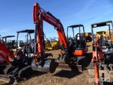 2015 Kubota KX040-4RIP Mini Excavator, s/n 21264: Hyd. Thumb, 356 hrs