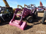 Mahindra 4110 Tractor, s/n 01342: w/ Front Loader, 884 hrs