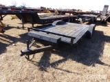 18' Trailer (No Title - Bill of Sale Only): Slide Ramps, Dovetail