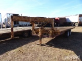 Brown 25' Gooseneck Trailer (No Title - Bill of Sale Only)