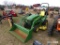 John Deere 2305 MFWD Tractor, s/n LV2305H223211: Front Loader w/ Bkt., Bell