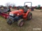 Kubota L3400D MFWD Tractor, s/n 63125: Rollbar, Turf Tires, 1182 hrs