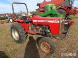 Massey Ferguson 1040 Tractor, s/n 00730: 2wd, Diesel, Rollbar, 1458 hrs