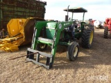 John Deere 2840 Tractor: 2wd, Hay Fork, Loader