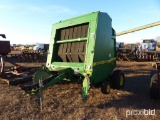 John Deere 566 Round Baler, s/n E00566X126394 w/ Monitor