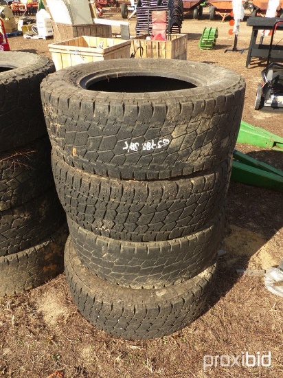 (4) Nitto Terragrap 285/65R18 Tires