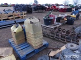 (12) John Deere Seed Hoppers & Tub of Pump Parts