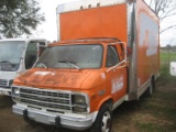 1992 Chevy 30 Van, s/n 2GBHG31K5N4152709: w/ Box Body: 172K mi.