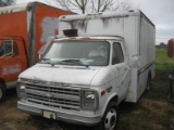 1987 Chevy 30 Van, s/n 2GCHG31K5H4145971: w/ Box Body