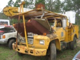 1988 Ford F700 Bucket Truck, s/n 1FDPF70H6JVA47965: No Motor, No Trans.