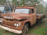 Ford F500 Flatbed Truck