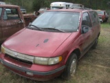 1993 Mercury Villager Van, s/n 4M2DV11W5PDJ97501