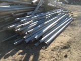 Stack of Galvanized Irrigation Pipe