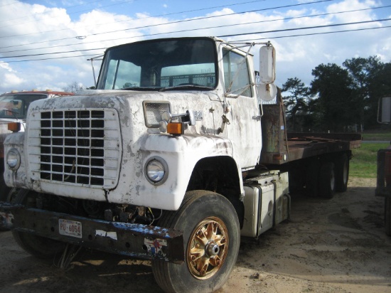 Ford 9000 Rollback Truck: T/A, Diesel Eng.