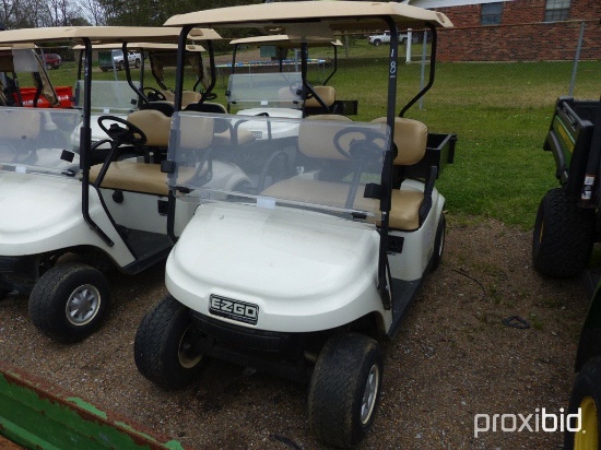 2014 EZGo Electric Golf Cart, s/n 3055015 (No Title): 48-volt, Charger, USB