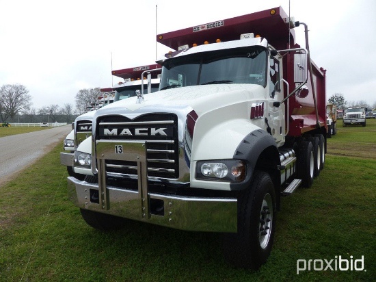 2017 Mack Granite GU713 Tri-axle Dump Truck, s/n 1M2AX07CXHM036584 (Title D