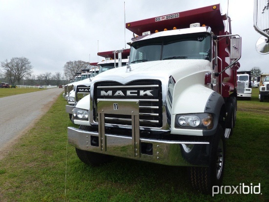 2017 Mack Granite GU713 Tri-axle Dump Truck, s/n 1M2AX07C8HM036583 (Title D