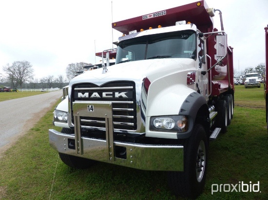 2017 Mack Granite GU713 Tri-axle Dump Truck, s/n 1M2AX07C1HM036585 (Title D