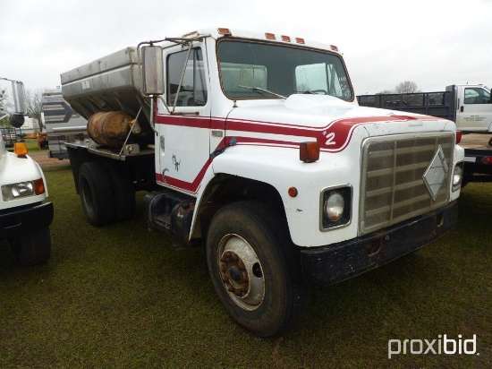 1985 International S1900 Spreader Truck, s/n 1HTLDUXP4FHA19100 (No Title -