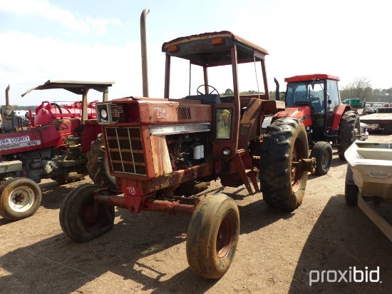 International 1486 Tractor, s/n 18850 (Salvage): 2wd, Water In Oil