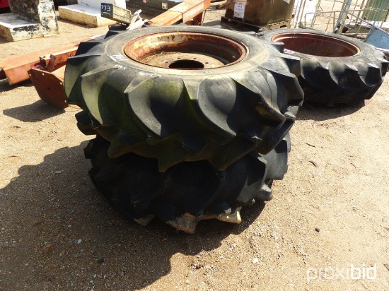 (2) BF Goodrich 18.4x26 Tractor Tires & Rim