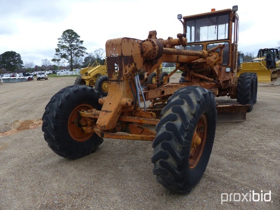 Cat 12F Motor Grader, s/n 3X2662: Encl. Cab (Owned by MDOT)
