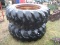 (2) 18.4-38 Industrial Tires & Rims