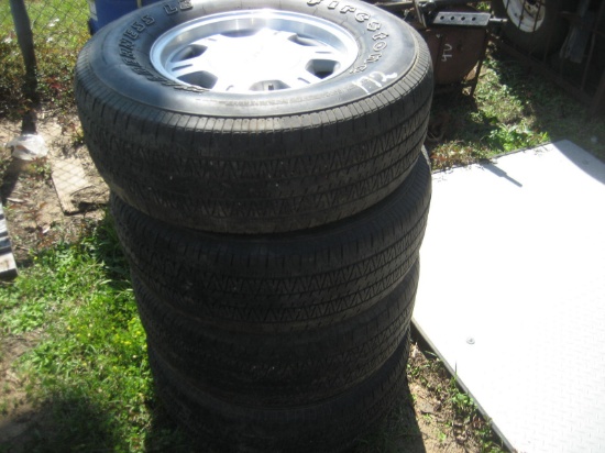 (4) P265/70R16 Chevy Wheels/Tires