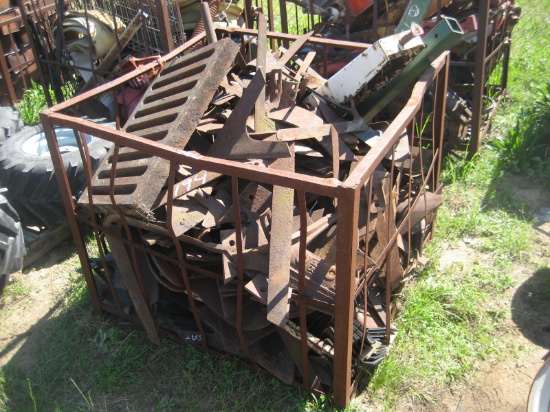 Crate of Plow Parts