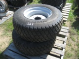 (2) 33x12.50-16.5 Tractor Wheels/Tires